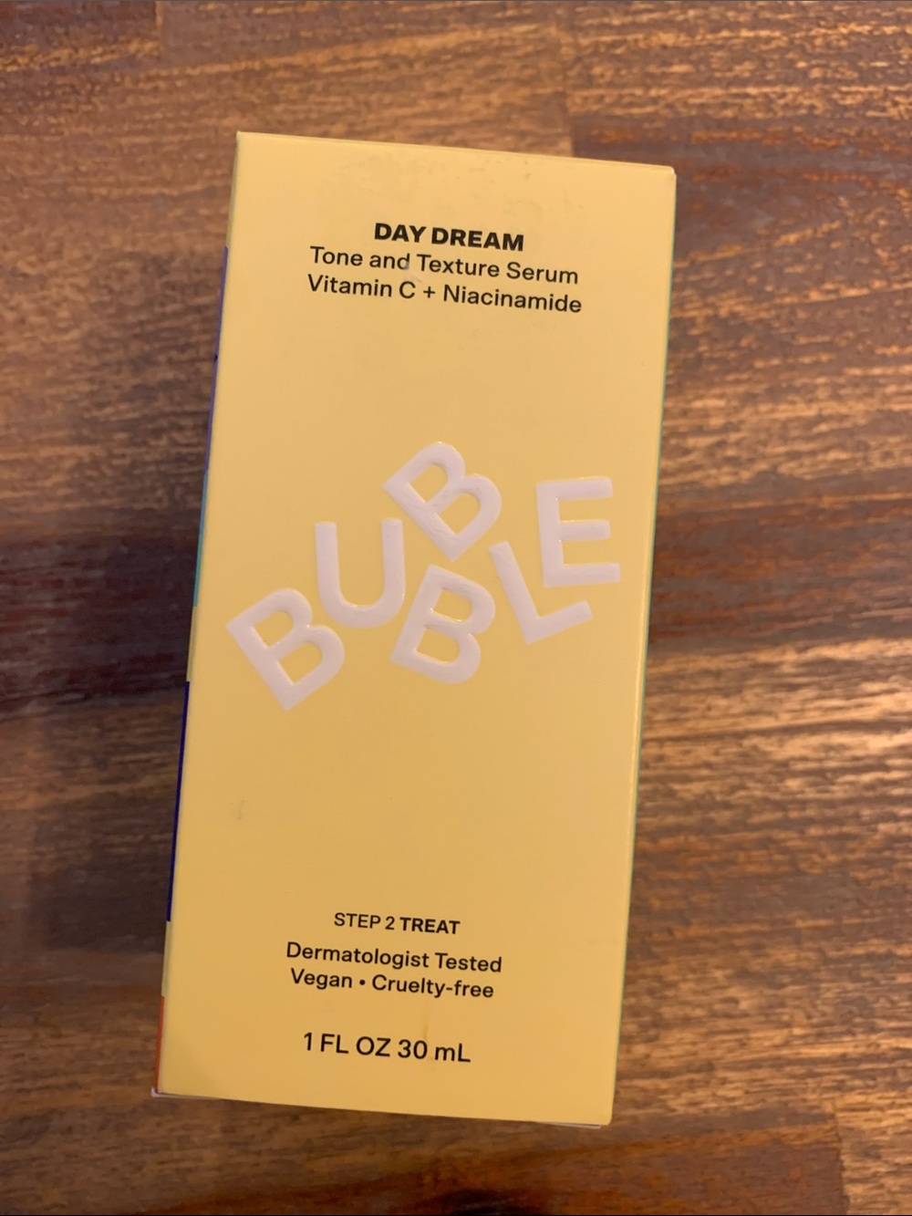 Bubble “Day Dream” Tone and Texture Serum. New in box.
